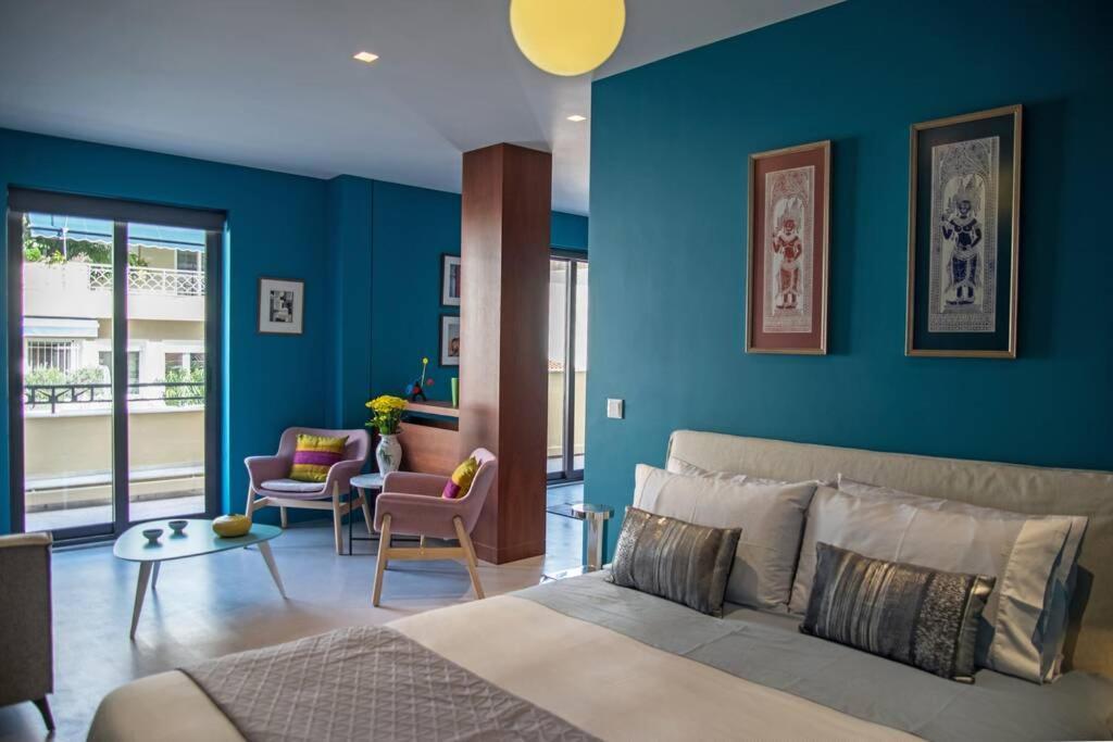 Stylish Decorated Apartment In Kolonaki Atene Esterno foto
